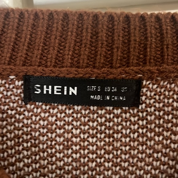 SHEIN sweater, small. Brown. - Picture 3 of 4